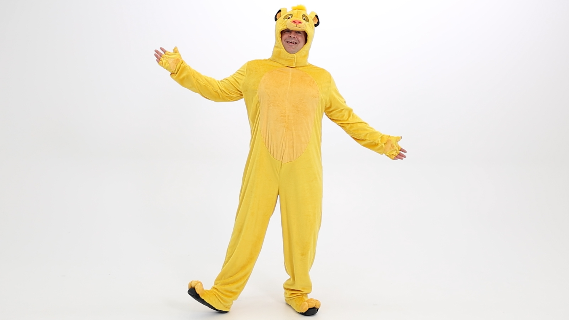 FUN7349PL Plus Size Men's Disney Lion King Simba Costume